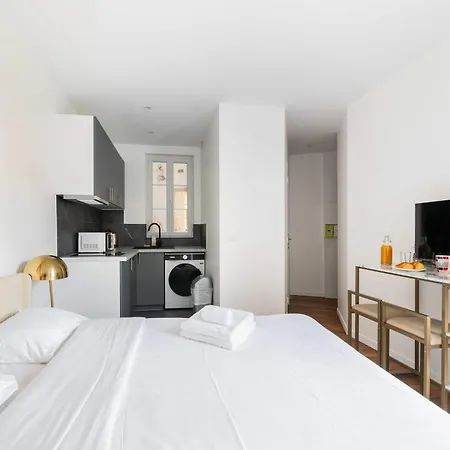 Neuf Metro Jaures- 19 - 2p - Flat-guest Apartment Paris